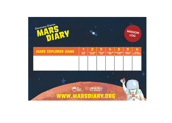 Mars Diary Primary Science STEM Tim Peake UKSA
